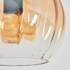 Koyoto Stehleuchte Glas 15 cm Bernsteinfarben, Klar, 5-flammig