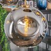 Ripoll Hängeleuchte Glas 15 cm, 20 cm, 25 cm, 30 cm Gold, Schwarz, 5-flammig