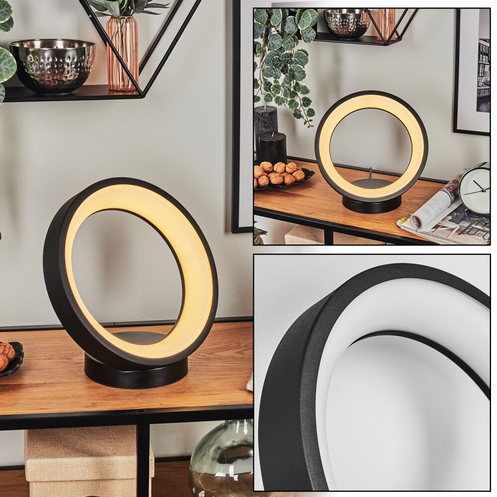 Delor Tischleuchte LED Schwarz, 1-flammig, Farbwechsler main product photo