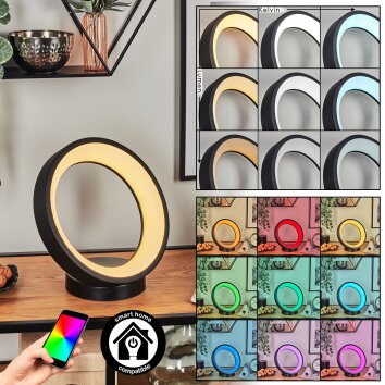 Delor Tischleuchte LED Schwarz, 1-flammig, Farbwechsler Delor Tischleuchte LED Schwarz, 1-flammig, Farbwechsler