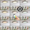 Finsrud Deckenpanel LED Nickel-Matt, 1-flammig
