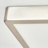 Finsrud Deckenpanel LED Nickel-Matt, 1-flammig