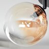 Chehalis Deckenleuchte Glas 12 cm, 15 cm Bernsteinfarben, Klar, Rauchfarben, 4-flammig