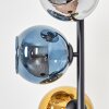 Koyoto Stehleuchte Glas 15 cm Blau, Chrom, Gold, Grün, Rauchfarben, 5-flammig