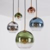 Koyoto Hängeleuchte Glas 15 cm, 20 cm, 25 cm, 30 cm Gold, Schwarz, 5-flammig