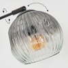 Ripoll Stehleuchte Glas 15 cm Klar, Rauchfarben, 3-flammig