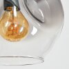 Ripoll Stehleuchte Glas 15 cm Bernsteinfarben, Klar, Rauchfarben, 3-flammig