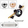 Chehalis Deckenleuchte Glas 12 cm, 15 cm Gold, Schwarz, 3-flammig