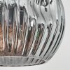 Koyoto Stehleuchte Glas 15 cm Rauchfarben, 3-flammig