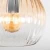 Koyoto Deckenleuchte Glas 15 cm Gold, Schwarz, 3-flammig