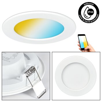 Finsrud Einbauleuchte LED Weiß, 3-flammig Finsrud Einbauleuchte LED Weiß, 3-flammig