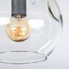 Ripoll Deckenleuchte Glas 15 cm Bernsteinfarben, Klar, Rauchfarben, 3-flammig
