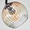 Ripoll Deckenleuchte Glas 15 cm Bernsteinfarben, Klar, Rauchfarben, 4-flammig
