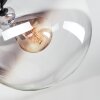 Gastor Deckenleuchte Glas 15 cm Klar, Rauchfarben, 4-flammig