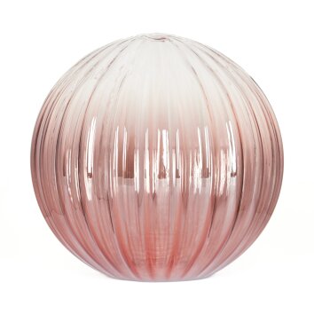 Glaslampenschirm Chehalis Ersatzglas 10 cm Klar, Kupferfarben