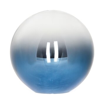 Lampenschirm aus Glas Remaisnil Ersatzglas 10 cm Blau, Klar