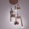 Paul Neuhaus BOWL Pendelleuchte LED Braun, 9-flammig