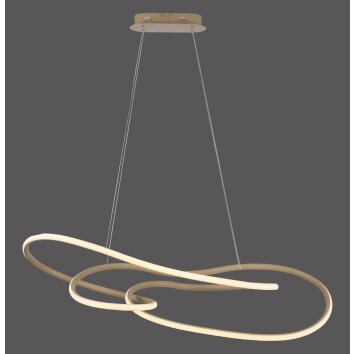 Paul Neuhaus TWIST Pendelleuchte LED Sandfarben, 1-flammig