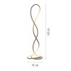 Paul Neuhaus TWIST Stehleuchte LED Sandfarben, 1-flammig