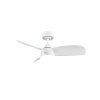 Reality Helsinki Deckenventilator mit Beleuchtung LED Weiß, 1-flammig, Fernbedienung