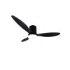 Reality Göteborg Deckenventilator mit Beleuchtung LED Schwarz, 1-flammig, Fernbedienung