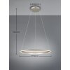 Trio Amador Pendelleuchte LED Nickel-Matt, 1-flammig