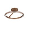 Trio Amador Deckenleuchte LED Braun, 1-flammig