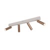 Trio Ambala Deckenspot LED Braun, 4-flammig
