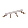 Trio Ambala Deckenspot LED Braun, 4-flammig