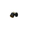 Trio Eva Deckenspot Schwarz-Gold, 1-flammig