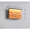 Trio Kalea Wandleuchte LED Holz hell, 1-flammig