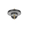 Trio KEATON Wandleuchte LED Schwarz-Gold, 1-flammig