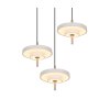 Trio KEATON Pendelleuchte LED Grau, 3-flammig