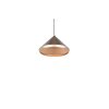 Trio Laguna Pendelleuchte LED Braun, 1-flammig