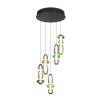 Trio Minerva Pendelleuchte LED Bunt, 5-flammig
