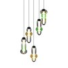 Trio Minerva Pendelleuchte LED Bunt, 5-flammig