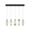 Trio Minerva Pendelleuchte LED Bunt, 5-flammig