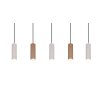 Trio Soka Pendelleuchte Braun, 5-flammig