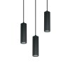 Trio Soka Pendelleuchte Schwarz, 3-flammig