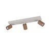 Trio Soka Deckenspot Braun, 3-flammig