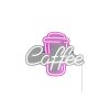 Reality Coffee Wandleuchte LED Transparent, Klar, 1-flammig