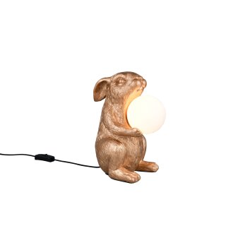 Hasenlampe Reality Rabbit Tischleuchte Gold, 1-flammig
