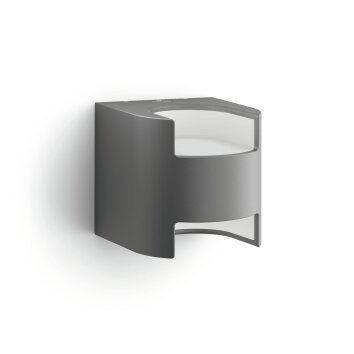 Philips myGarden Grass Wandleuchte LED Anthrazit, 1-flammig