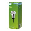 Philips Sporen Gartenleuchte LED Silber, 1-flammig