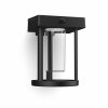 Philips Outdoor A-Label Solar Camill Wandleuchte LED Schwarz, 1-flammig, Bewegungsmelder