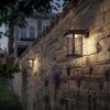Philips Outdoor A-Label Solar Camill Wandleuchte LED Schwarz, 1-flammig, Bewegungsmelder