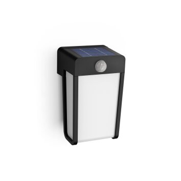 Philips Shroud Wandleuchte LED Schwarz, 1-flammig