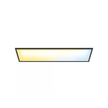 WiZ Deckenpanel LED Schwarz, 1-flammig