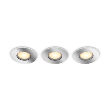 Philips Hue White Ambience Adore Deckenleuchte Silber, 1-flammig