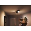 Philips Hue White & Color Ambiance Centris Deckenleuchte Schwarz, 1-flammig, Farbwechsler